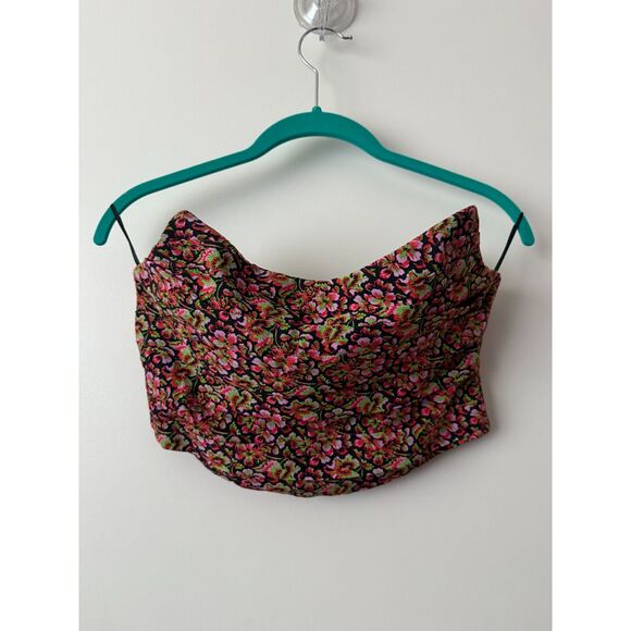 Zara Tops - Zara Floral corset top size M